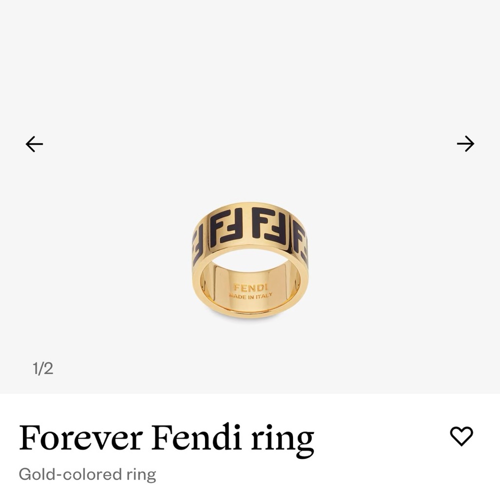 Fendi Forever Ring - image 3